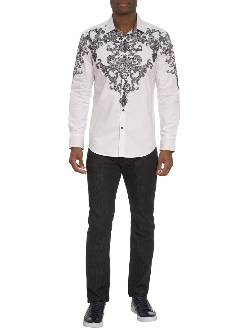 LIMITED EDITION THE FINE FILIGREE LONG SLEEVE BUTTON DOWN SHIRT