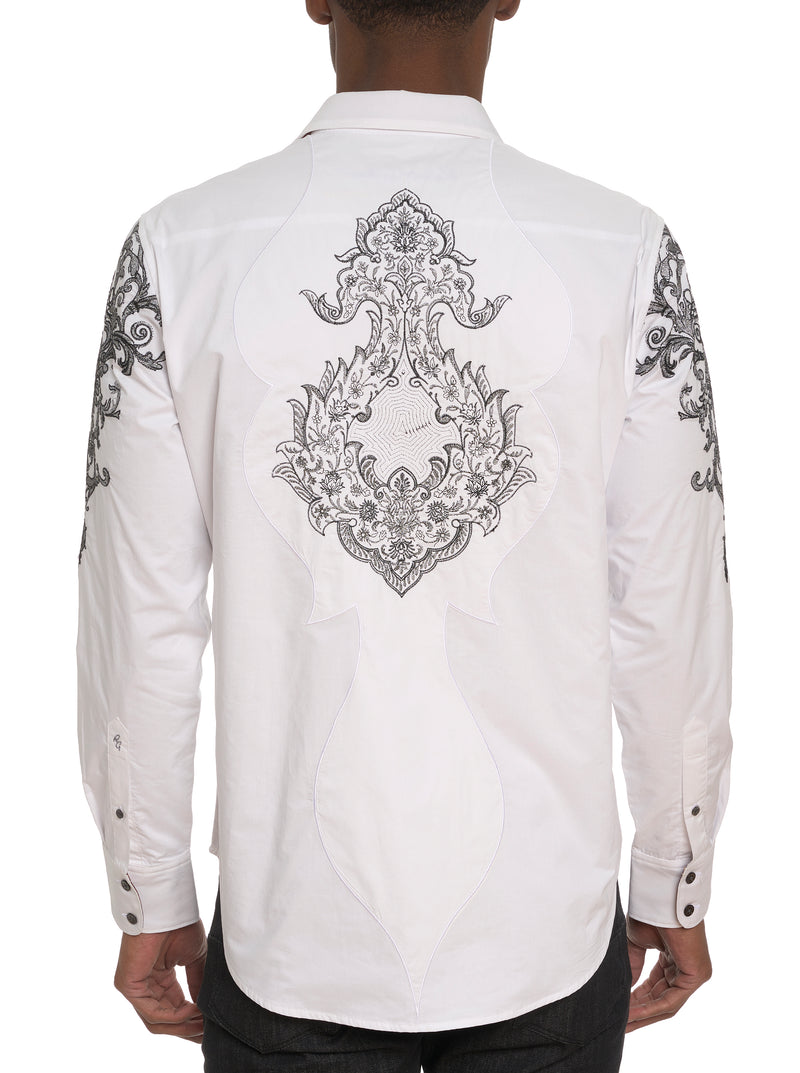 LIMITED EDITION THE FINE FILIGREE LONG SLEEVE BUTTON DOWN SHIRT