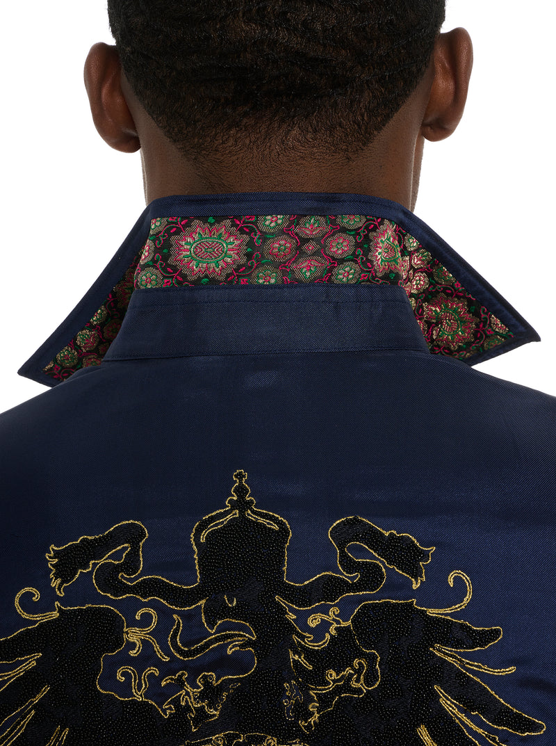 LIMITED EDITION THE GOLDEN CREST LONG SLEEVE BUTTON DOWN SHIRT