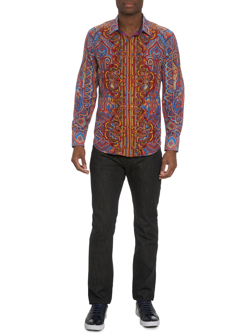 LIMITED EDITION THE MOSAIC LONG SLEEVE BUTTON DOWN SHIRT