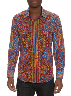 LIMITED EDITION THE MOSAIC LONG SLEEVE BUTTON DOWN SHIRT