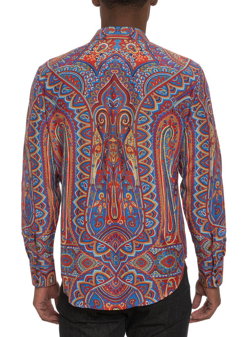 LIMITED EDITION THE MOSAIC LONG SLEEVE BUTTON DOWN SHIRT