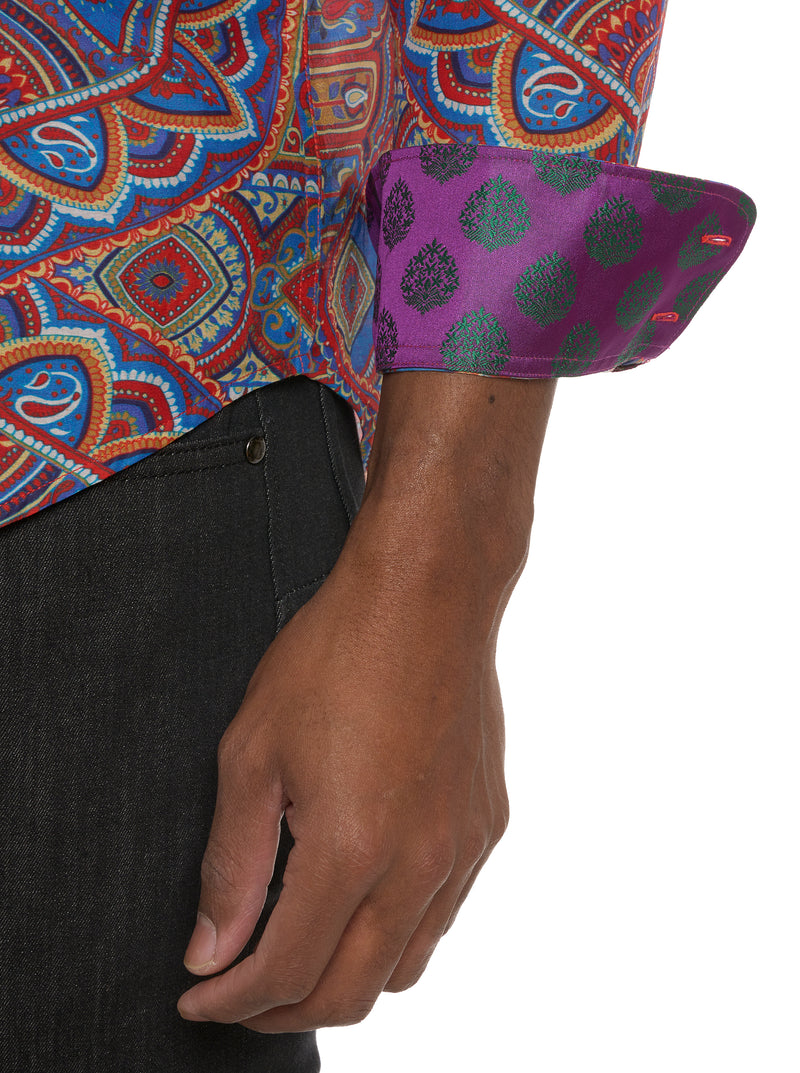 LIMITED EDITION THE MOSAIC LONG SLEEVE BUTTON DOWN SHIRT
