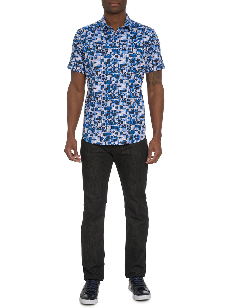 IZNICK SHORT SLEEVE BUTTON DOWN SHIRT