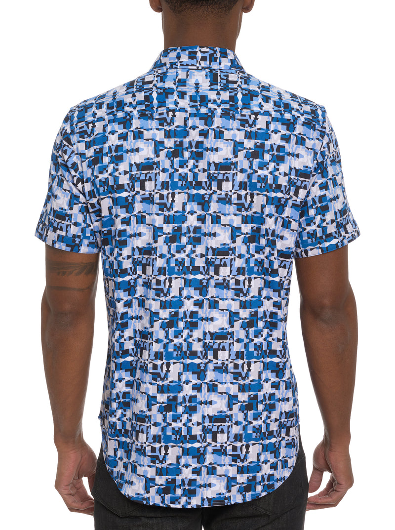 IZNICK SHORT SLEEVE BUTTON DOWN SHIRT