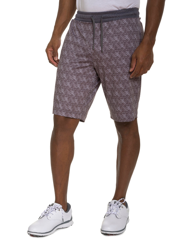 IRON SKULL KNIT SHORTS