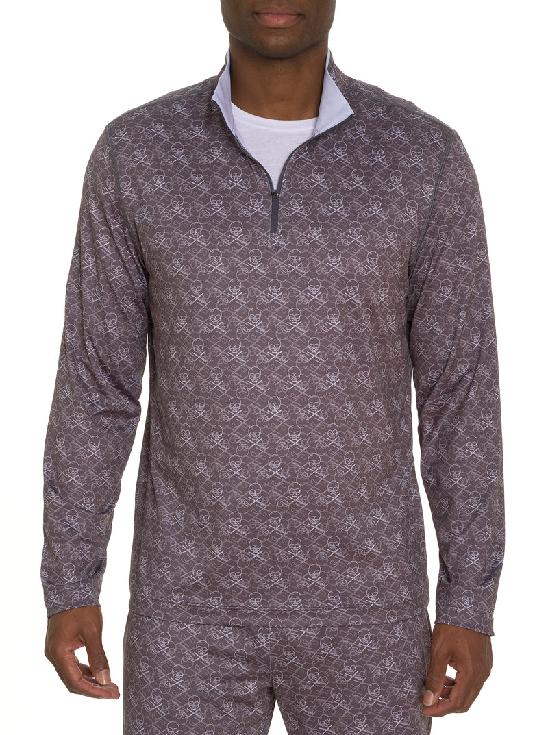 IRON SKULL LONG SLEEVE KNIT SHIRT