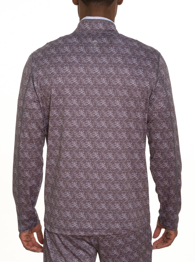 IRON SKULL LONG SLEEVE KNIT SHIRT