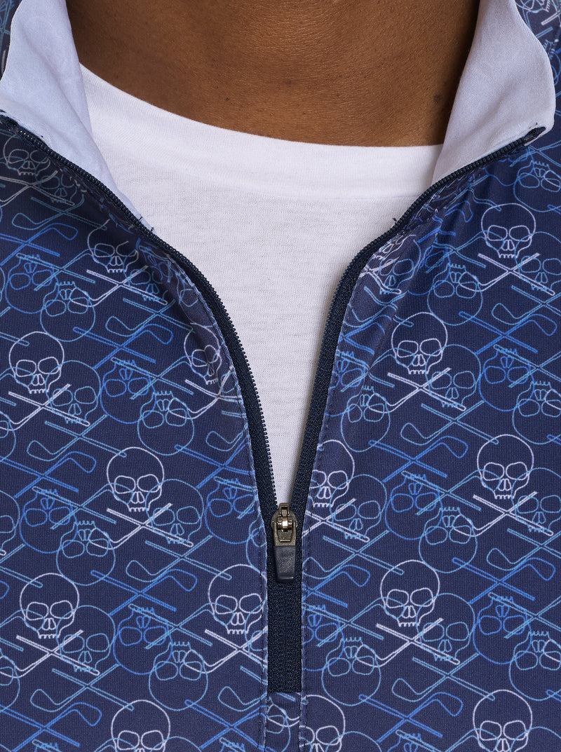 IRON SKULL LONG SLEEVE KNIT SHIRT