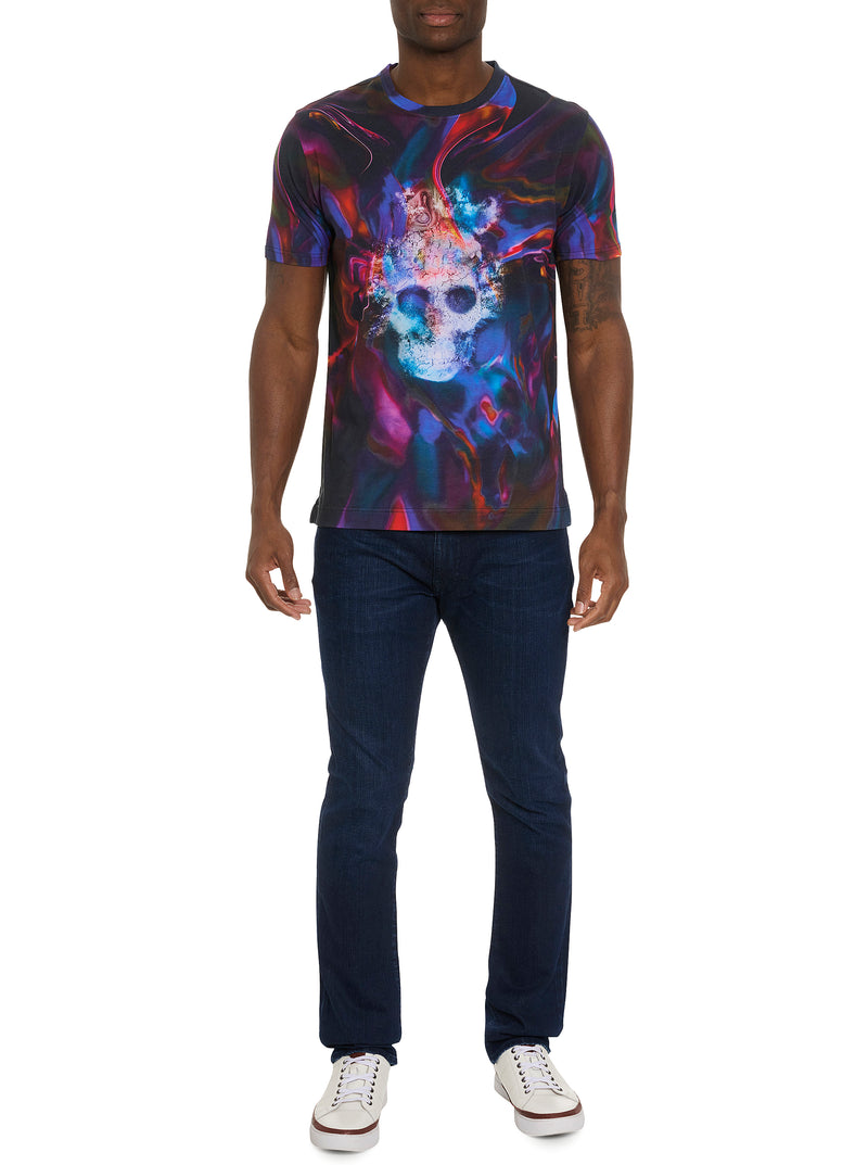 AURORA SKULL GRAPHIC T-SHIRT