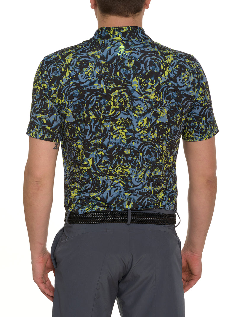 ABSTRACT ROSE PERFORMANCE POLO