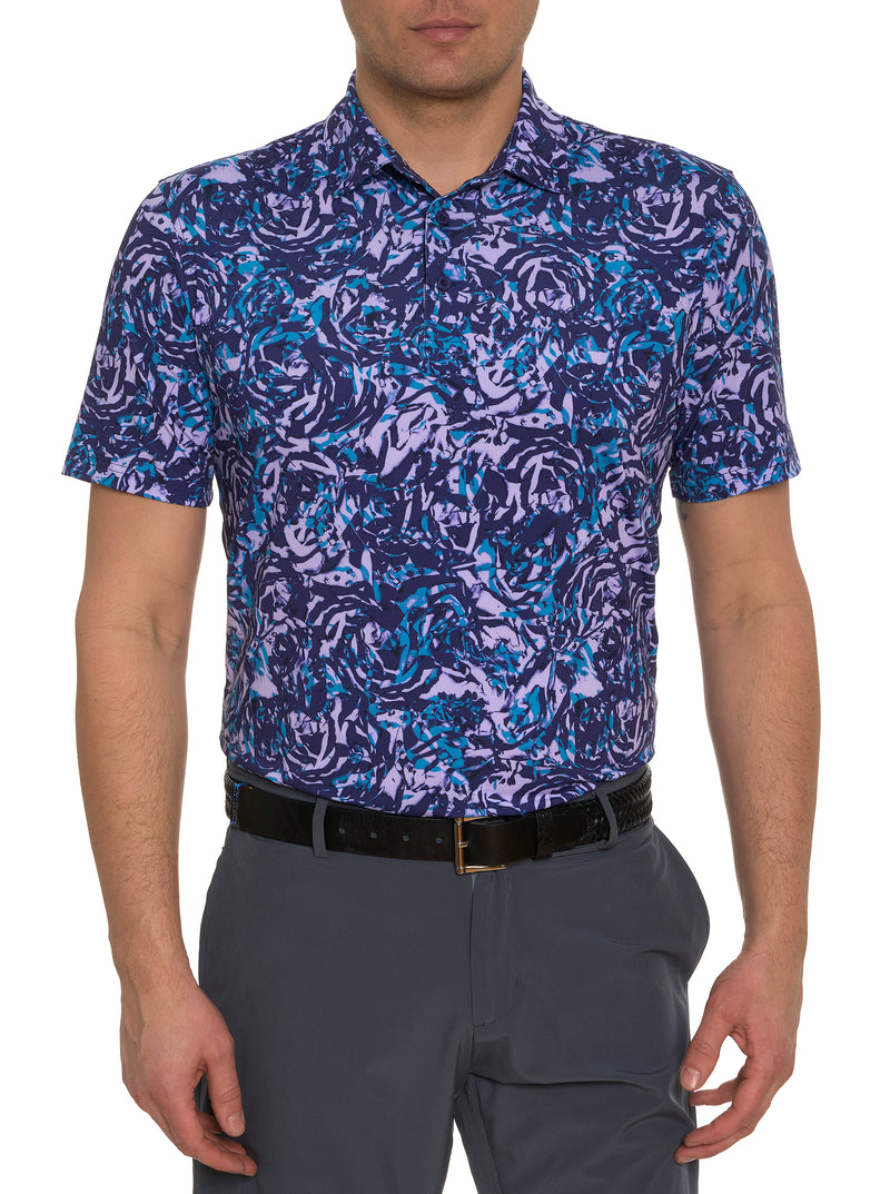 ABSTRACT ROSE PERFORMANCE POLO