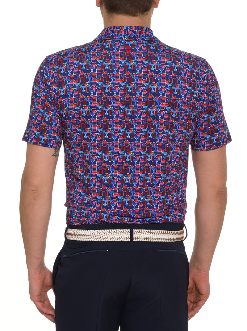 COCKTAIL HOUR KNIT POLO