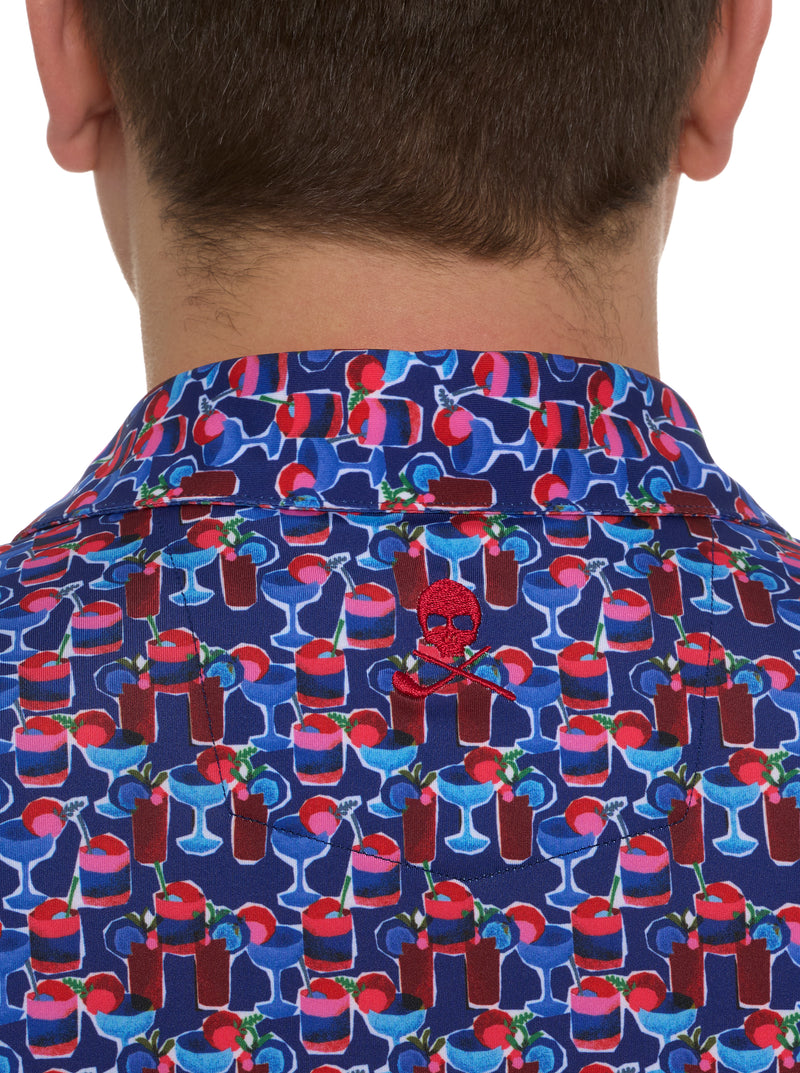 COCKTAIL HOUR KNIT POLO