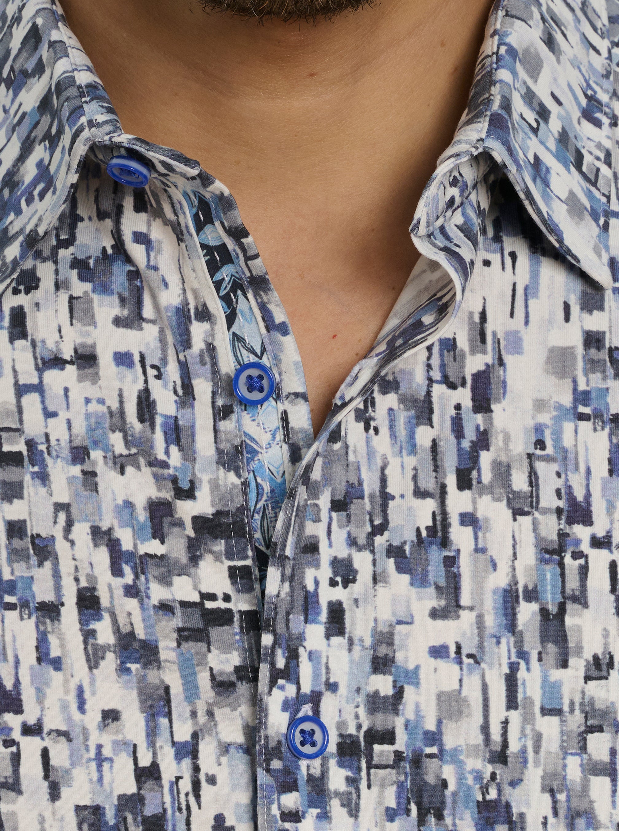 FRAGMENT LONG SLEEVE BUTTON DOWN SHIRT TALL
