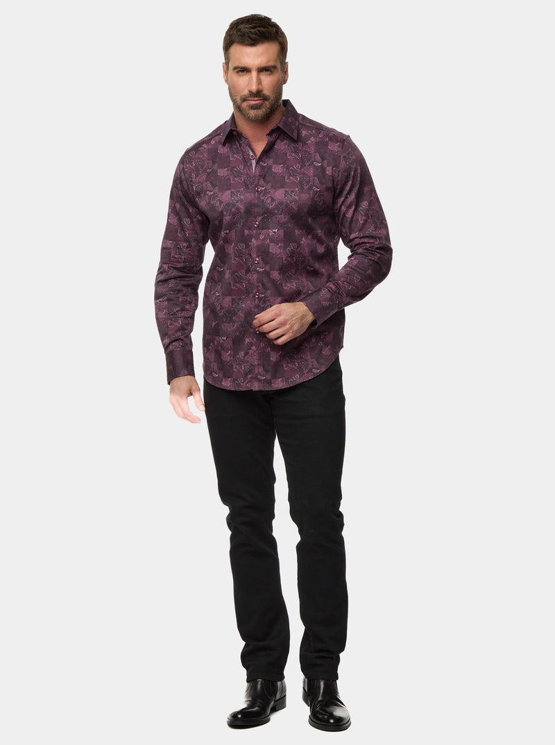 TOURNEAU LONG SLEEVE BUTTON DOWN SHIRT Robert Graham