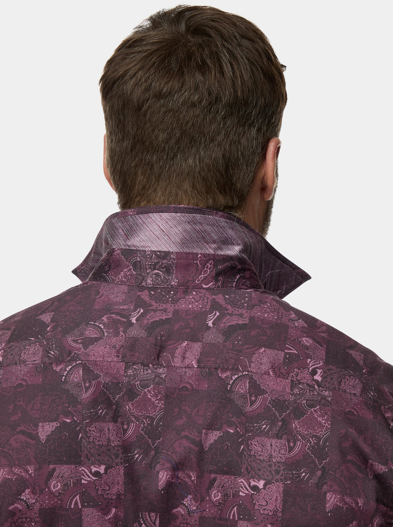 TOURNEAU LONG SLEEVE BUTTON DOWN SHIRT