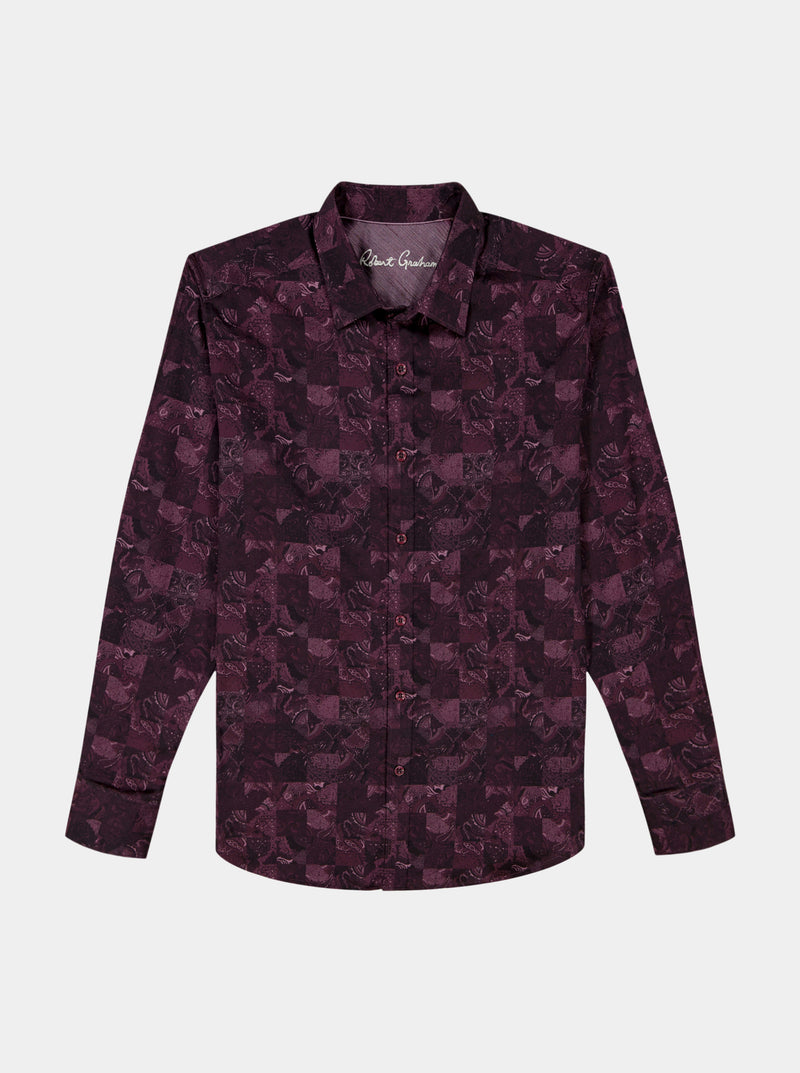 TOURNEAU LONG SLEEVE BUTTON DOWN SHIRT