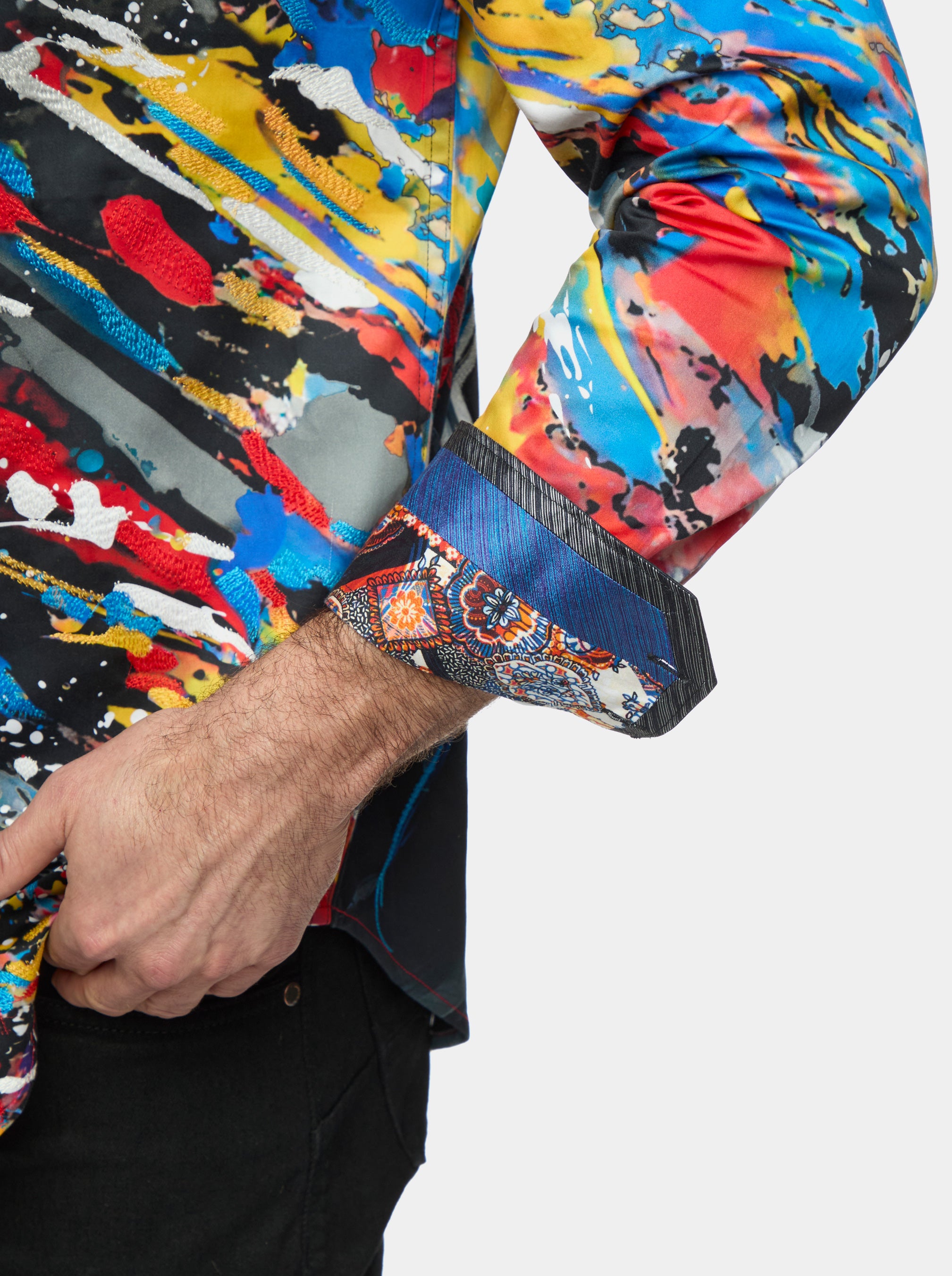 KNIGHTSBRIDGE LONG SLEEVE BUTTON DOWN SHIRT TALL