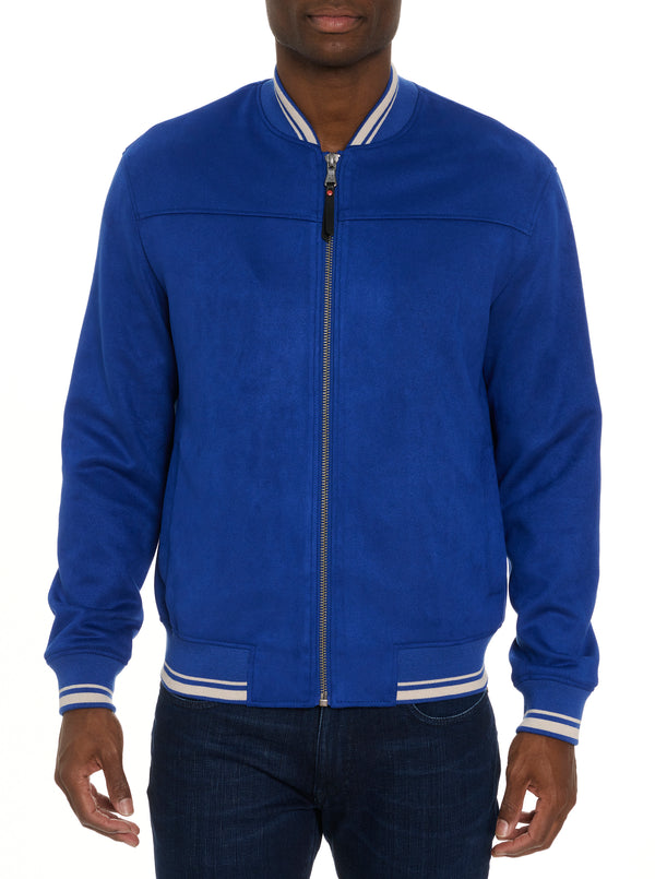 SUEDE BOMBER JACKET