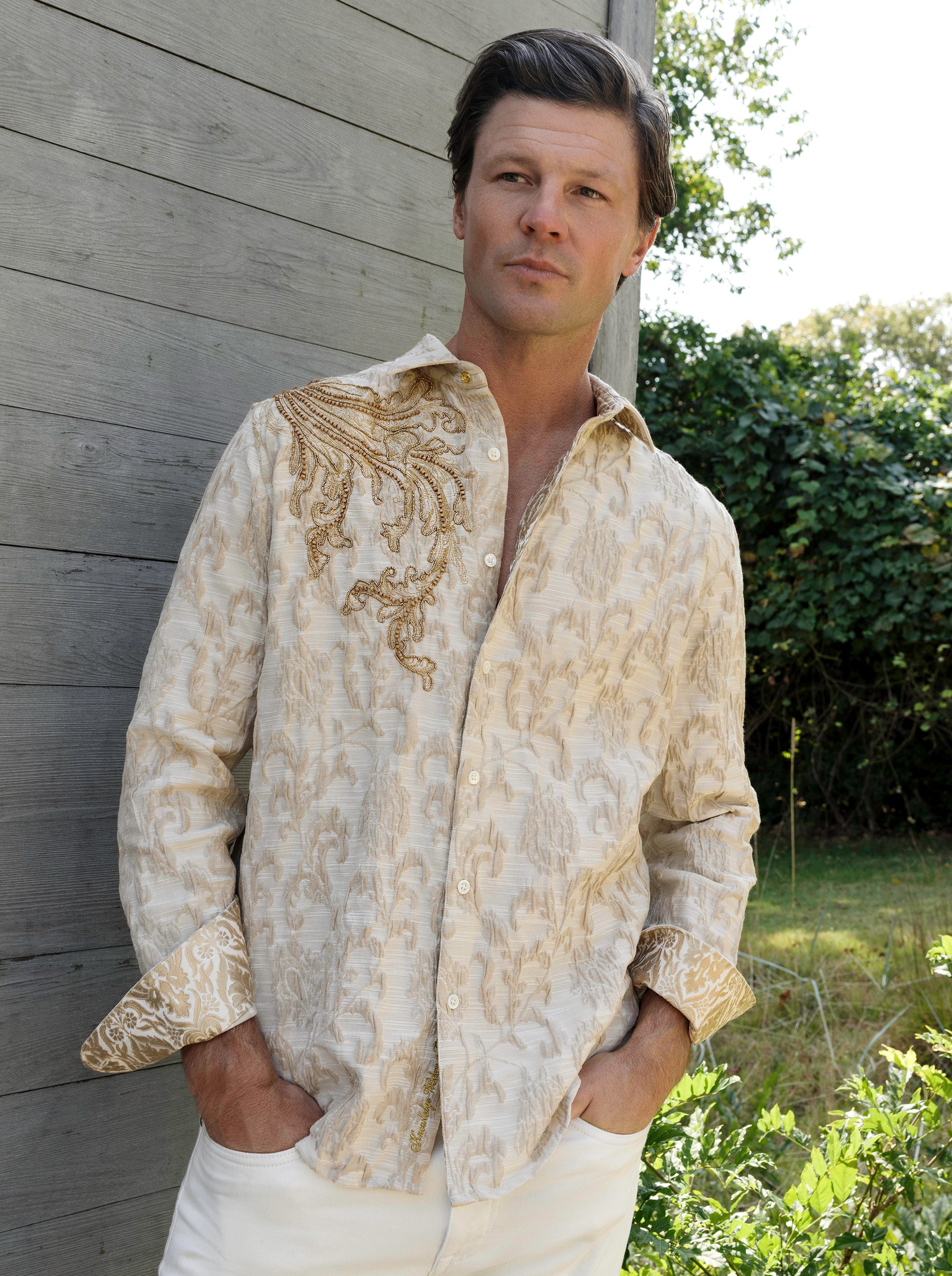 LIMITED EDITION PURE CONFIDENCE LONG SLEEVE BUTTON DOWN SHIRT