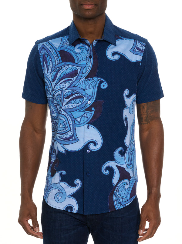TRANSIT SHORT SLEEVE BUTTON DOWN SHIRT