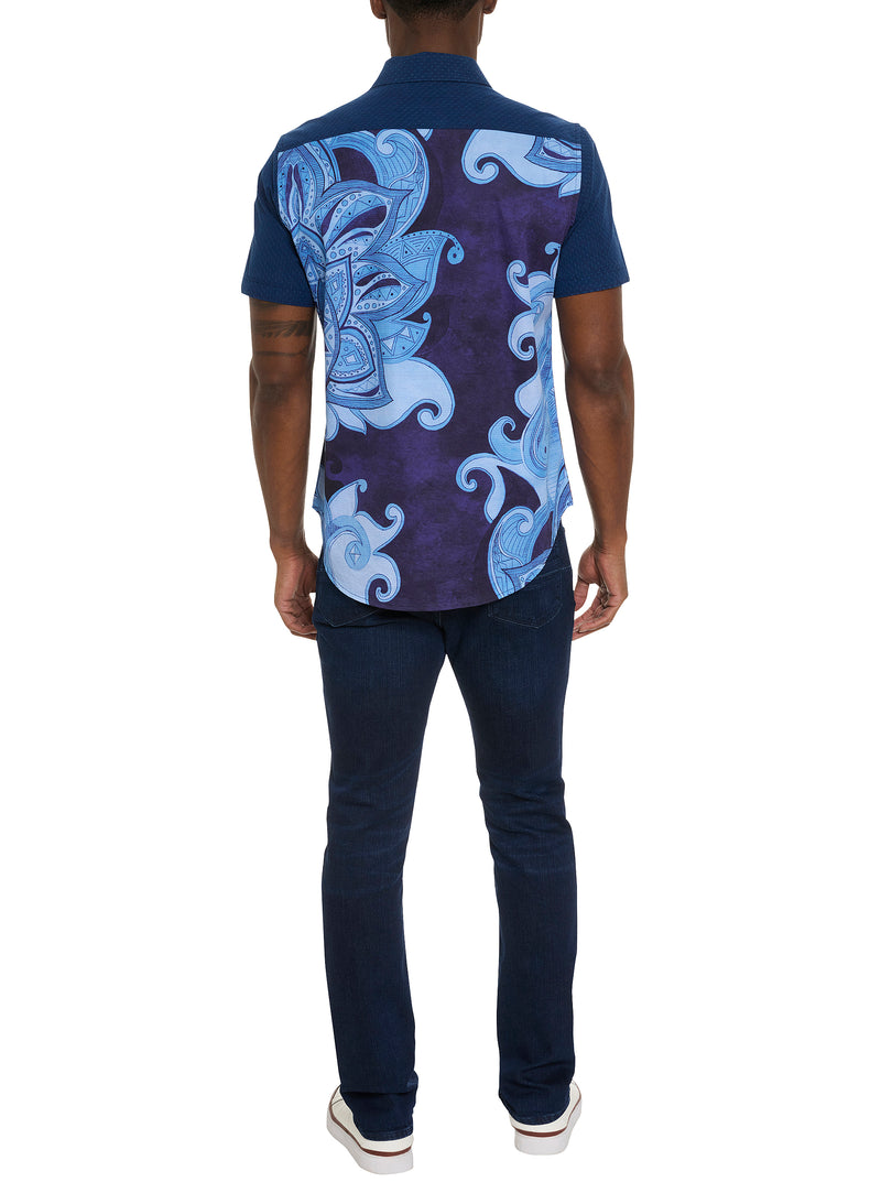 TRANSIT SHORT SLEEVE BUTTON DOWN SHIRT