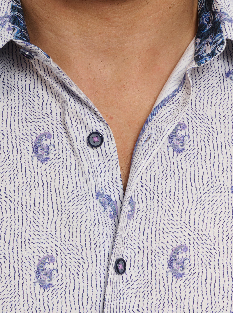 BELMOND SHORT SLEEVE BUTTON DOWN SHIRT