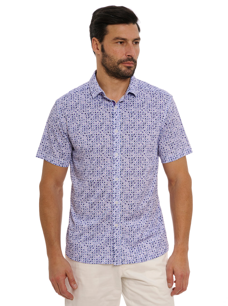 ZAMBIA SHORT SLEEVE BUTTON DOWN SHIRT