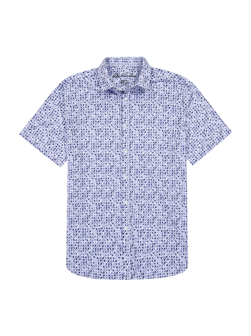 ZAMBIA SHORT SLEEVE BUTTON DOWN SHIRT