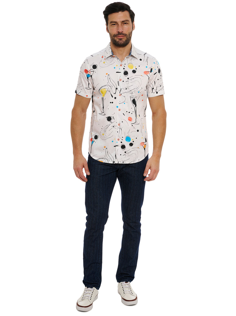 EL ESTIO SHORT SLEEVE BUTTON DOWN SHIRT