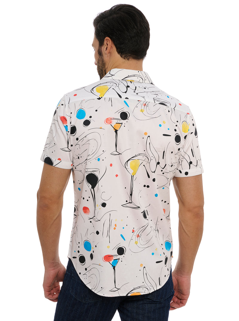 EL ESTIO SHORT SLEEVE BUTTON DOWN SHIRT