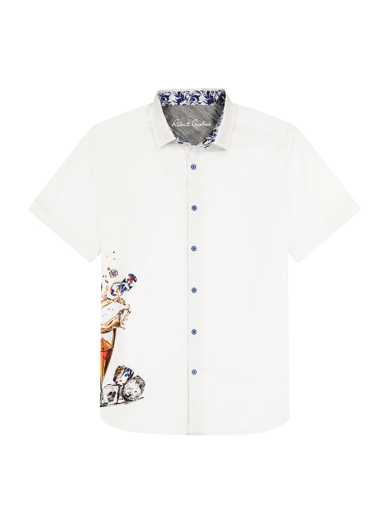 ICE & DICE SHORT SLEEVE BUTTON DOWN SHIRT
