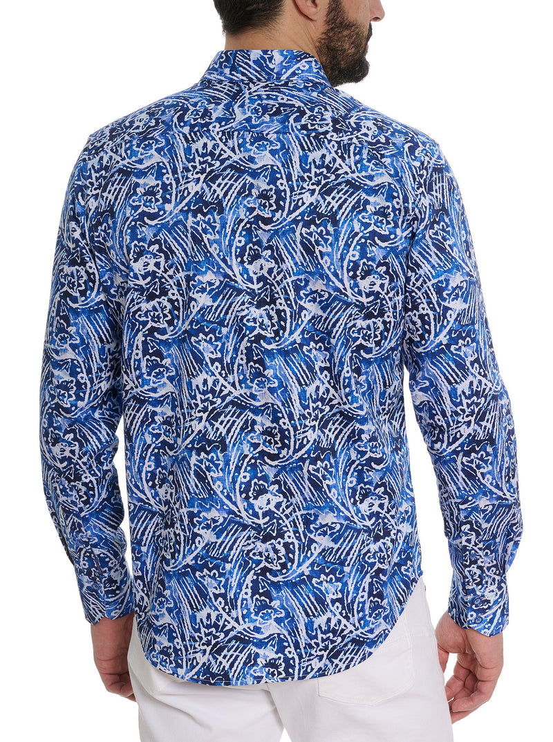 ARCHES LONG SLEEVE BUTTON DOWN SHIRT