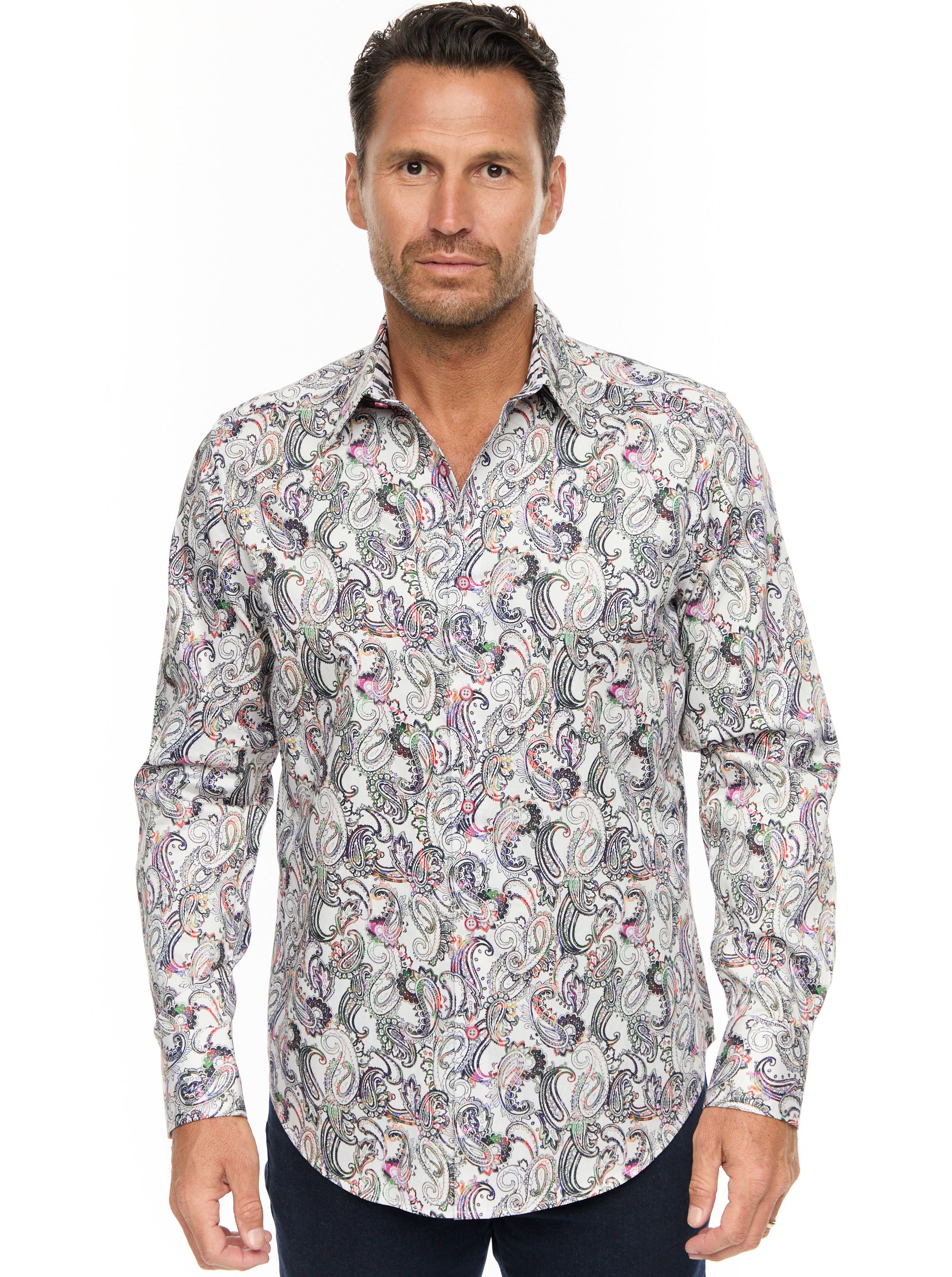 SHEFMAN LONG SLEEVE BUTTON DOWN SHIRT