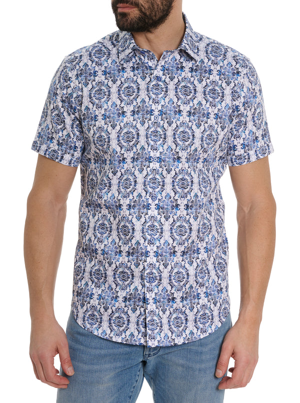 DOUGLAS SHORT SLEEVE BUTTON DOWN SHIRT