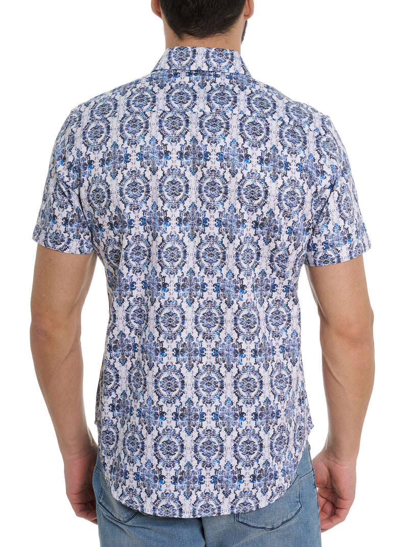 DOUGLAS SHORT SLEEVE BUTTON DOWN SHIRT