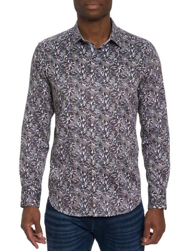 AEGEAN LONG SLEEVE BUTTON FRONT SHIRT