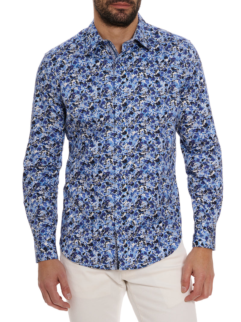 MOREA LONG SLEEVE BUTTON DOWN SHIRT