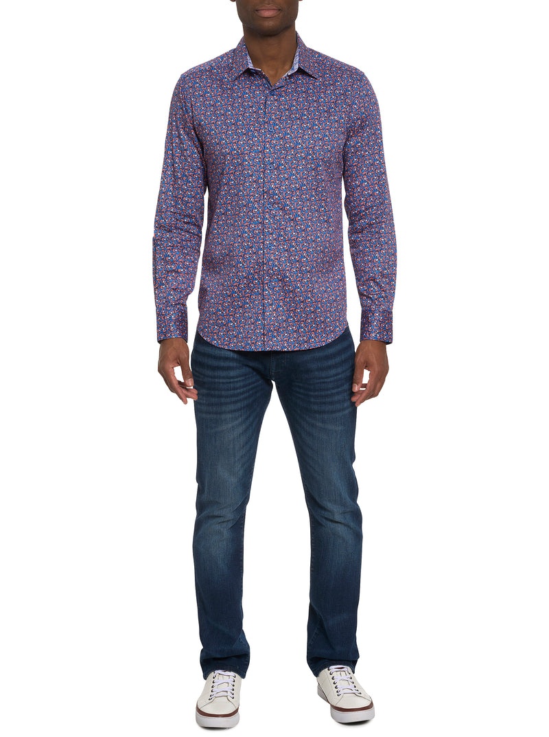 GOLDEN HORN LONG SLEEVE BUTTON DOWN SHIRT