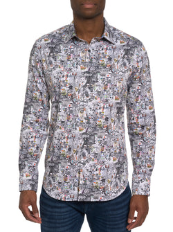 MEDIEVAL TIMES LONG SLEEVE BUTTON DOWN SHIRT