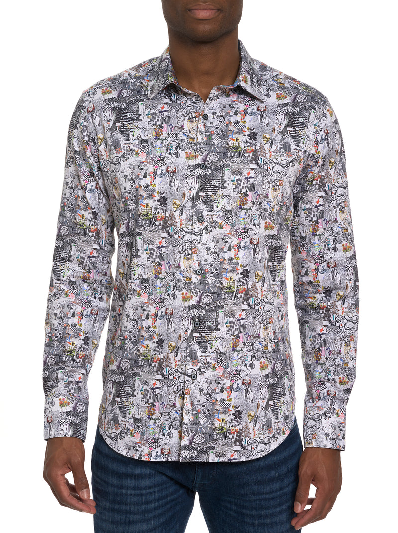 MEDIEVAL TIMES LONG SLEEVE BUTTON DOWN SHIRT