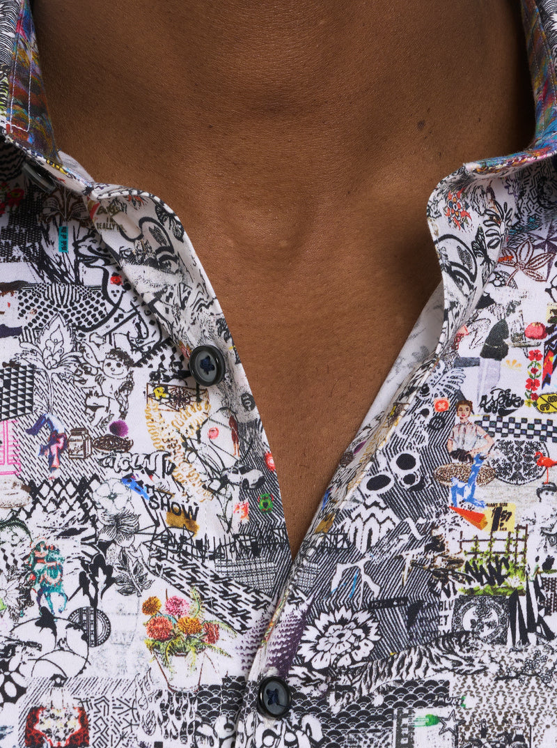 MEDIEVAL TIMES LONG SLEEVE BUTTON DOWN SHIRT