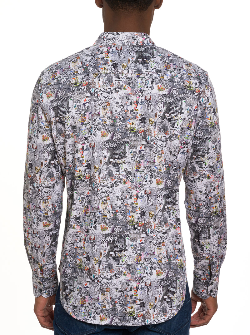 MEDIEVAL TIMES LONG SLEEVE BUTTON DOWN SHIRT