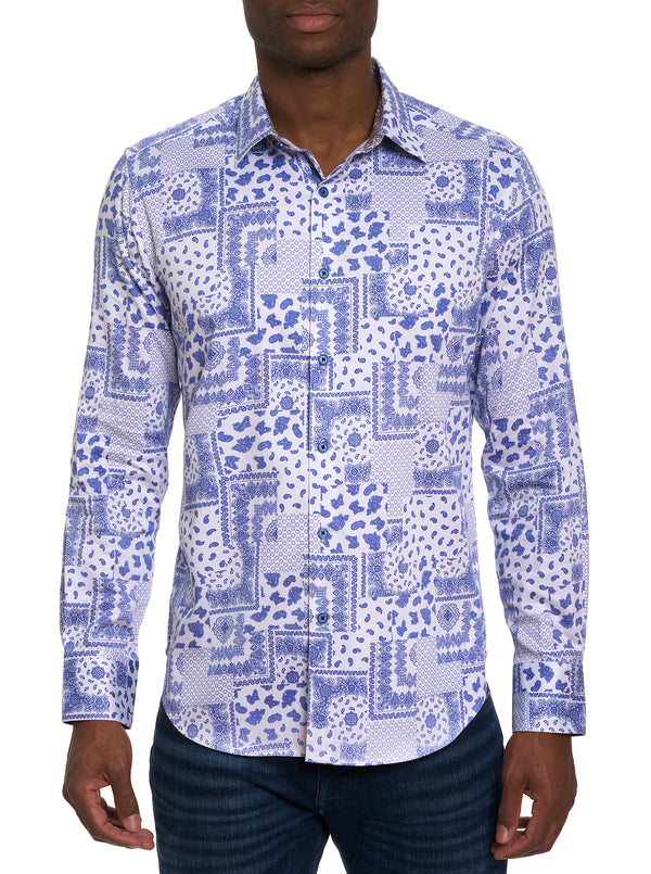 VITTORIA LONG SLEEVE BUTTON DOWN SHIRT