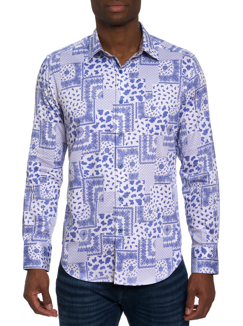VITTORIA LONG SLEEVE BUTTON DOWN SHIRT