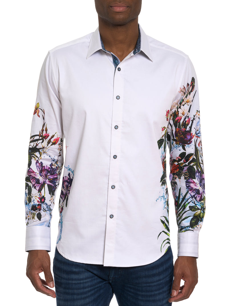 GARDEN PARTY LONG SLEEVE BUTTON DOWN SHIRT