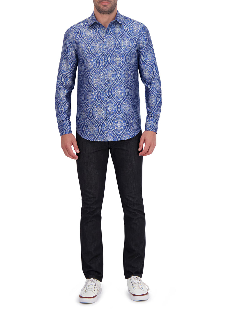 LIMITED EDITION SOVEREIGNTY LONG SLEEVE BUTTON DOWN SHIRT