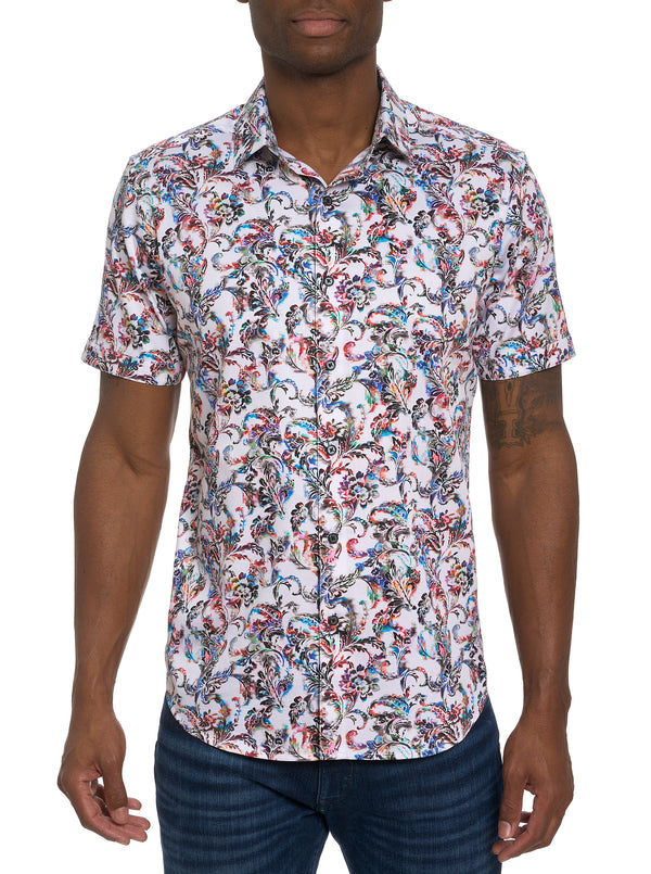 MONSOON SHORT SLEEVE BUTTON DOWN SHIRT