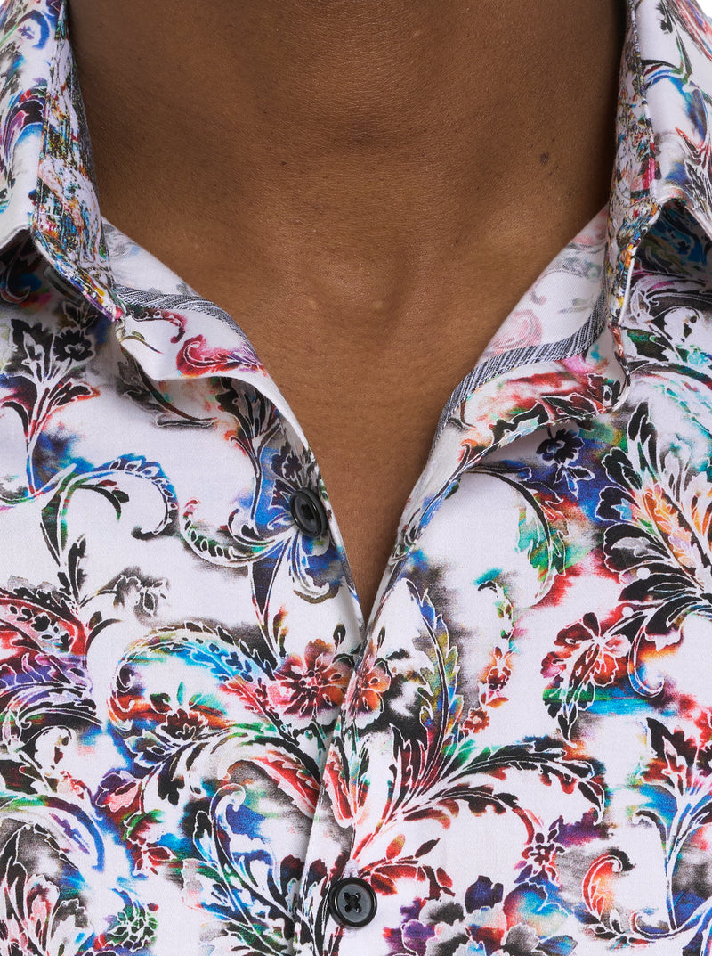 MONSOON SHORT SLEEVE BUTTON DOWN SHIRT